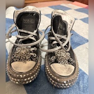 Nan-Ku Hi Top Studded Sneaker